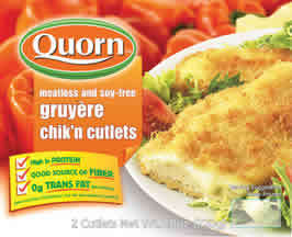 CUTLETS,GRUYERE Case of 10 / 7.76 OZ from Quorn Foods