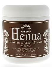 HENNA,PERSIAN MED BROWN Case of 1 / 4 OZ from Rainbow Research