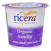 Rice yogurt,vanilla Case of 12 / 6 OZ from Ricera Rice Yogurt