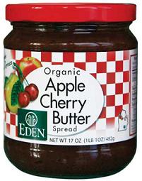 APPLE CHERRY BUTTER,OG - 12 / 17 OZ from Eden Foods