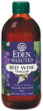 RED WINE VINGR-RAW UNFILT Case of 12 / 16 OZ from Eden Foods