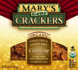 CRACKRS,OG,CARAWAY,W/F,GF Case of 12 / 6.5 OZ from Mary's Gone Crackers