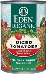 TOMATOES,OG,DICED - 12 / 14.5 OZ from Eden Foods