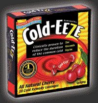 COLD-EEZE LOZ,CHERRY Case of 1 / 18 PC from Cold-Eeze