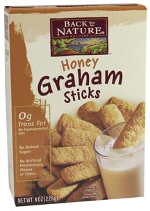 STICK COOKIES,HNY GRAHAM Case of 12 / 8 OZ from Back To Nature (Organic Milling)