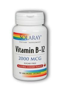 B 12-2000mcg 90ct 2000mcg from Solaray