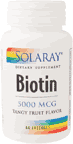 Biotin 5000 60ct 5000mcg from Solaray