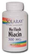 No Flush Niacin-500 100ct 500mg from Solaray