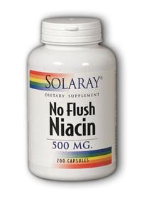 No-Flush Niacin 200ct 500mg from Solaray