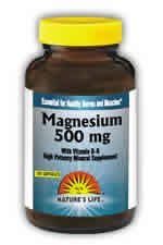 Magnesium 500mg 180ct from Natures Life