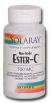 Ester-C 500 mg. with Bioflavonoids 60ct 500mg from Solaray