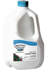 MILK,OG,HTST,FRESH,1% Case of 4 / 128 OZ from Organic Valley