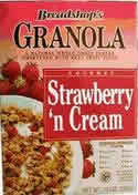 GRANOLA,STRAWBERRY&CREAM Case of 6 / 13 OZ from Bread Shop