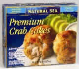 CRAB CAKES,PREMIUM Case of 12 / 6 OZ from Natural Sea