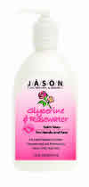 Glycerine-Rose Satin Soap w/Pump 16 fl oz from JASON NATURAL PRODUCTS