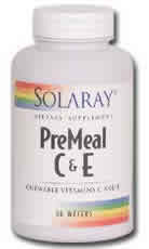 Vitamin C and E Chewable 60ct from Solaray