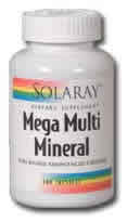 Mega Multi Mineral 100ct from Solaray