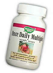 Once Daily (w/Iron) 100 caps from NATURE'S WAY
