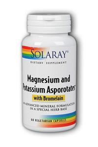 Magnesium and Potassium Asporotates with Bromelain 60ct from Solaray