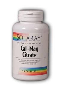 Cal-Mag Citrate 1:1 90ct from Solaray