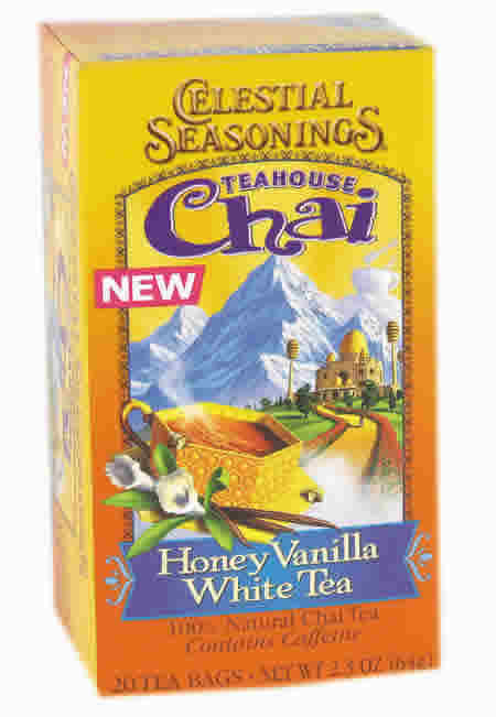 Chai,honey vanilla white Case of 6 / 20 BAG from Celestial Seasoning