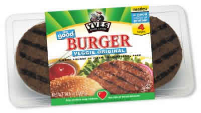 Meatless meat burger Case of 8 / 10.6 OZ from Yves Veggie Cuisine