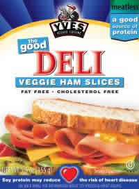 VEGGIE DELI SLICES HAM Case of 8 / 5.5 OZ from Yves Veggie Cuisine