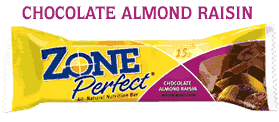 Nutrition bar choc almond raisin Case of 12 / 1.76 OZ from Zone Perfect