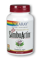 Solaray - Sambuactin elderberry extract lozenge 60ct 200mg