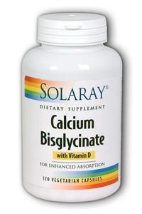 Calcium Bisglycinate with D 120ct from Solaray