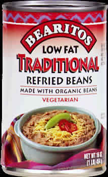 REFRIED BEANS ORGANIC PINTO LOWFAT