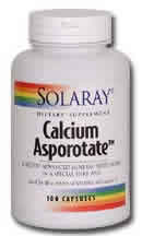 Calcium Asporotate 100ct 200mg from Solaray