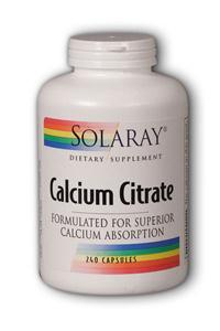 Solaray: Calcium Citrate 240vcaps 250mg