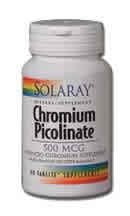 Chromium Picolinate 60ct 500mcg from Solaray