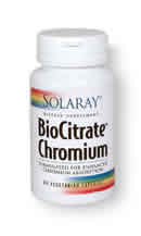 BioCitrate Chromium 60ct from Solaray