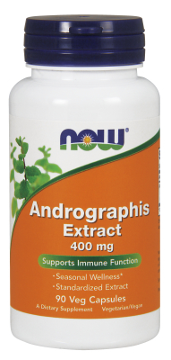 NOW: Andrographis Extract 400mg 90 Vcaps