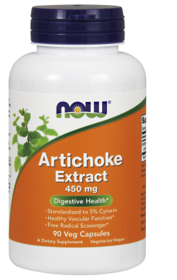 NOW: Artichoke Standardized Extract 450mg 90 Vcaps