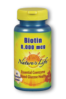Biotin 8000 mcg, 60 caps