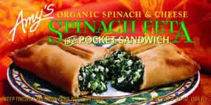POCKET SANDWHICH ORGANIC SPINACH PIE