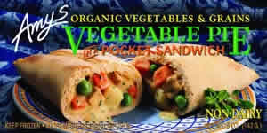 POCKET SANDWHICH ORGANIC VEG POT PIE Case of 12 / 5 OZ from AMY'S