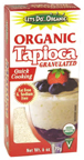 TAPIOCA GRANULES,OG Case of 6 / 6 OZ from Let's Do Organic
