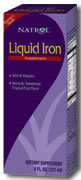Liquid Iron Supplement 8 fl oz from NATROL