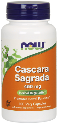 NOW: CASCARA SAGRADA 450mg 100 CAPS
