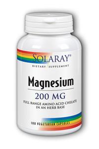 Solaray: Magnesium AAC 100ct 200mg