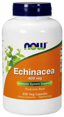 NOW: ECHINACEA PURP 400mg  250 CAPS 1