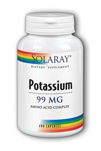 Solaray: Potassium-99 200ct 99mg