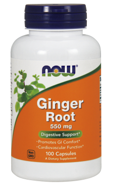 NOW: GINGER ROOT 550mg  100 CAPS 1