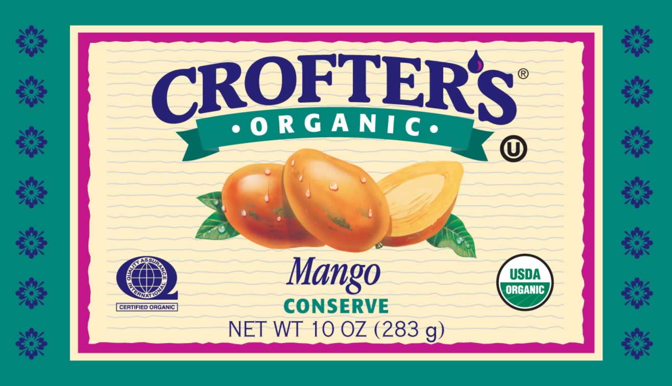 CONSERVES,OG,MANGO Case of 12 / 10 OZ from Crofters