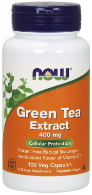 NOW: GREEN TEA EXTRACT 400mg 60% 100 CAPS