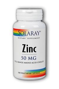 Solaray: Zinc-50 100ct 50mg